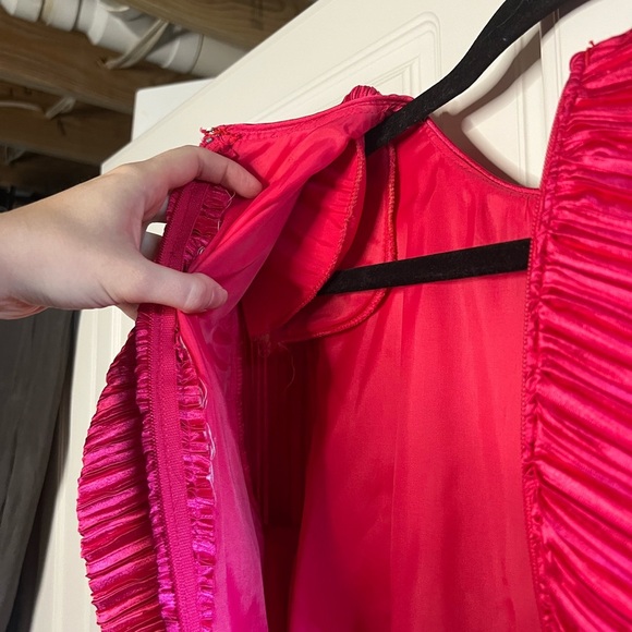 Vintage George F Couture Pleated Formal Dress - Picture 14 of 14